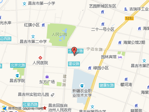 昌吉地圖