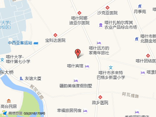 喀什地圖