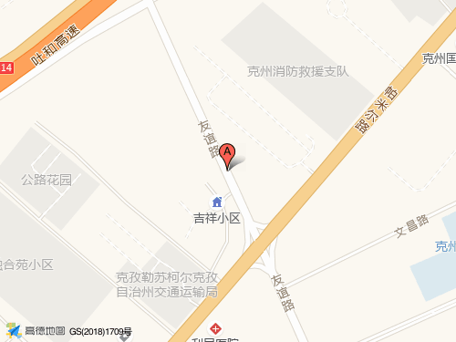 克孜勒地圖