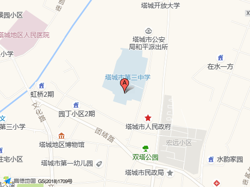 塔城地圖