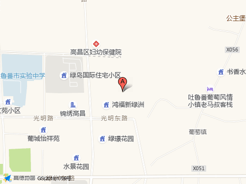 吐魯番地圖