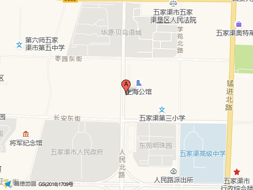 五家渠地圖