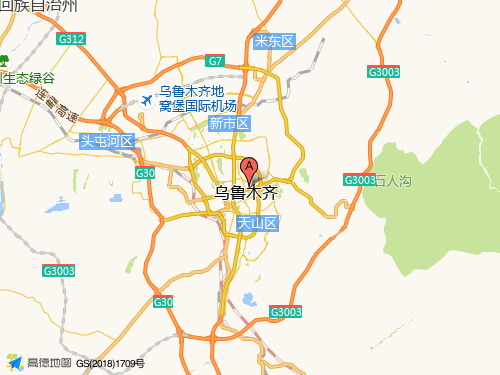 烏魯木齊地圖