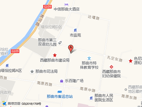那曲地圖