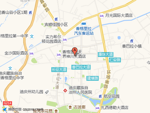 迪慶地圖