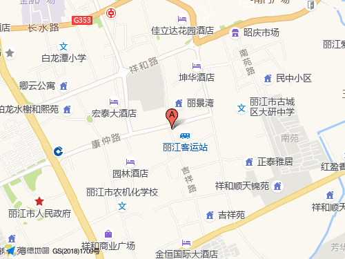 麗江地圖