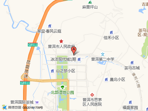 普洱地圖