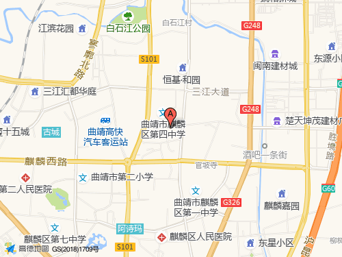 曲靖地圖