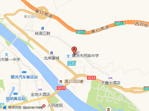 西雙版納地圖
