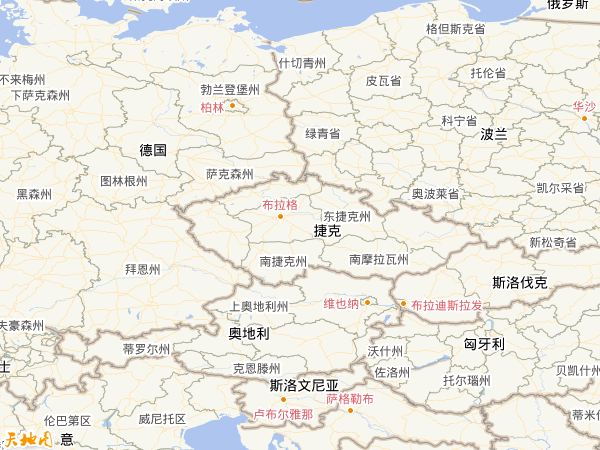 捷克地圖
