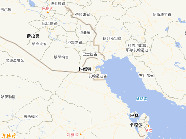 科威特地圖