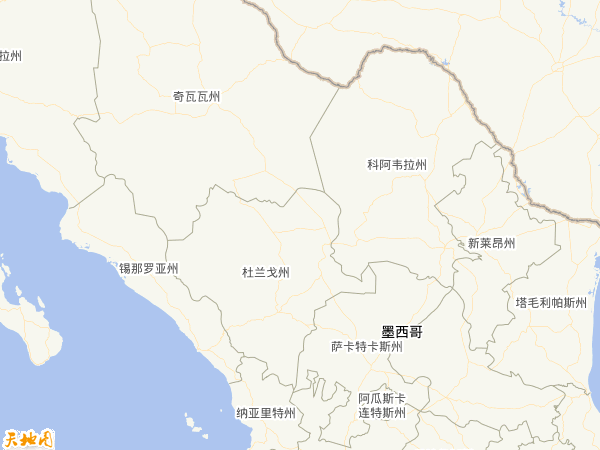 墨西哥地圖