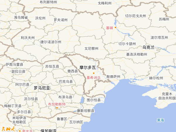 摩爾多瓦地圖