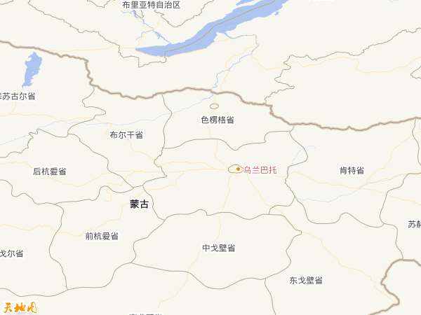 蒙古地圖