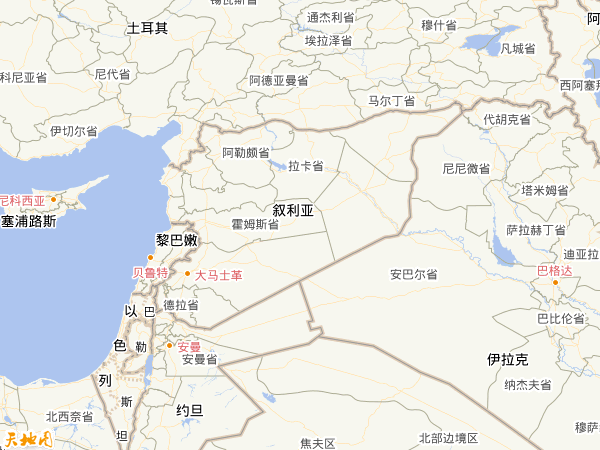敘利亞地圖